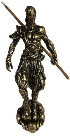 ESTINTENG Tischdekoration aus reinem Messing, Hölle, Feuer, Buddha, Bronze, Schnitzerei, Handwerk, Dekoration, Hölle, Feuer, Affe