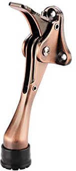 JCAKES Türstopper-Pedal aus Metall, höhenverstellbares Türstopper-Scharnier, Metall-Kickdown-Türständer mit Rutschfester Gummispitze (Color : Gris)