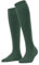FALKE Damen Kniestrümpfe Softmerino W Kh Wolle Baumwolle lang einfarbig 1 Paar, Grün Caiman 7998, 37-38
