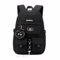 Tanou Cartable Fille Sac a Dos Fille Primaire, Grande Sac Ecole Fille Primaire en Nylon pour Enfants de 7 à 14 Ans, Léger Sacs Scolaires College Filles avec Poche Monnaie, Noir