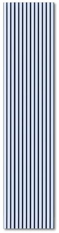 KAISER plastic® Akustikpaneele | Farbe: Pastellblau | Wandpaneele in verschiedenen Formaten | Lamellenwand in Pastellfarbe | moderne Wandverkleidung (120 x 60 cm)