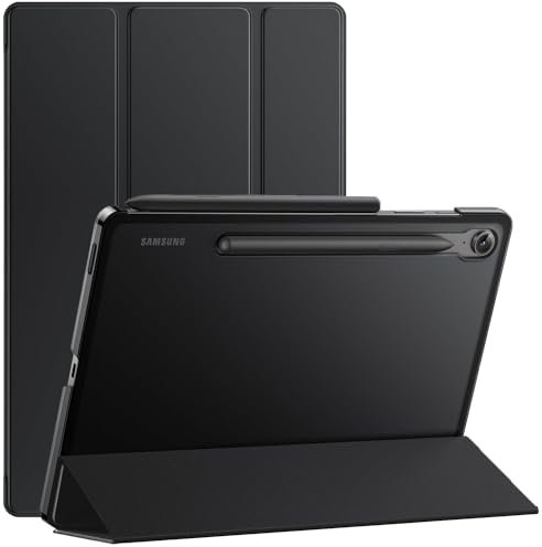 SPOTEX Funda inteligente para tablet Samsung Tab S9FE de 10.9 pulgadas (2023) con encendido y apagado magnético para Galaxy Tab S9FE 10.9 (negro)