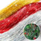 12000 Stränge Eiszapfen Lametta für Weihnachtsbaum Metallic Eiszapfen Silber Gold Rot Lametta Eiszapfen Glänzende Folie Fransen Lametta für Winter Party Weihnachtsdekorationen Zuhause