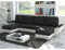 Easy4You Fly Schwarz/Weiß Ecksofa U-Form 332 x 72 x 140 cm mit Schlaffunktion und Stauraum - Schlafsofa mit Bettkasten - Moderne Wohnzimmermöbel – Stoff: Mikrophase 15/31