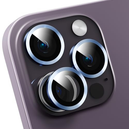 GANGANPRO Protecteur d'objectif d'appareil photo compatible avec iPhone 11 Pro/11 Pro Max/iPhone 12 Pro, résistant aux rayures, coque de protection d'objectif d'appareil photo en verre trempé