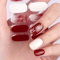 DANNI & TONI Halb ausgehärtete Gel Nagelfolien (Flower Blaze) Rotes Muster Verlauf Goldfolie Glänzend Nagelset uv Gel Nagelfolie Nageldesign Nagelfolie Selbstklebend Wraps 28 Aufkleber