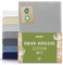Dreamzie Premium Spannbettlaken 80x200 cm Grau, Spannbetttuch aus 100% Jersey Biobaumwolle, 150 g/m² - Oeko-TEX