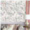 Carta da parati autoadesiva vintage Carta da parati in vinile rami fiori e uccelli e farfalla per soggiorno cucina bagno camera da letto corridoio sala da pranzo muro adesiva mobili(44x200 cm 17x78 in