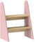 AIYAPLAY Taburete para Niños de 2 Peldaños Torre de Aprendizaje Escalera para Niños de +3 Años para Baño Cocina Librería Dormitorio Rosa