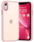PuyaTeya Upgrade für iPhone XR Hülle, [Militärschutz] Stoßfest Schutzhülle Samtige Touch Matt Anti-Kratzen Anti-Glatte Anti Fingerabdruck Handyhülle für iPhone XR(Rosa)