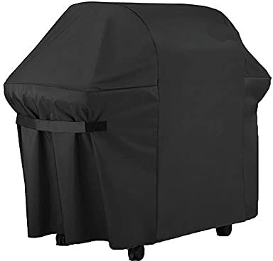 Strapazierfähige Grillabdeckung aus 420D-Oxford-Gewebe, wasserdicht, winddicht, reißfest und UV-Schutz, große Char Broil Gasgrill-Abdeckung mit Aufbewahrungstasche, kompatibel mit 152 x 76 x 122 cm
