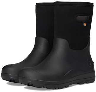 BOGS Kids York Seamless Black Waterproof Wellie Boots 73464