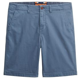 Superdry Herren Vintage International Chinoshorts Verwaschen Blau 36