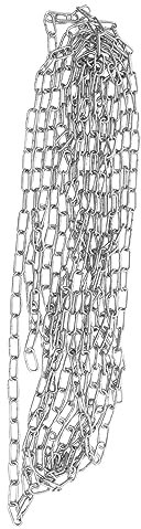 BELLIFFY Barrier Chain Galvanized Iron Security Chain for Driveways Links Feet for and