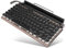 Jrifedptry Teclado de máquina de escribir retro, inalámbrico, Bluetooth, USB, mecánico, punk, para computadora de escritorio, portátil, teléfono, color madera
