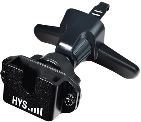 HYS Support pour Radio Portable Support de Fixation pour Ventilation de véhicule Compatible pour Baofeng Motorola Midland Yaesu Icom Walkie Talkie (K-3)