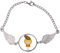 Food Cookie Sweet Snack Bake Delicious UU Armband Engelsflügel Armreif, Medium, Metall, nicht zutreffend, Medium, Metall, Nicht zutreffend