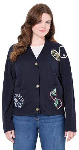 Ulla Popken Damen Strickjacke