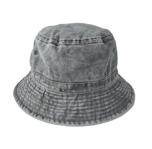 VCSZYAFX Big Head Fischerhut in Übergröße for Herren, Reine Baumwolle, Fischerhut for Herren und Damen, 59 cm, 60 cm, 62 cm, 63 cm, Sonnenhut FüR Camping Reisen Wandern(Black Gray,XXL 61-63cm)