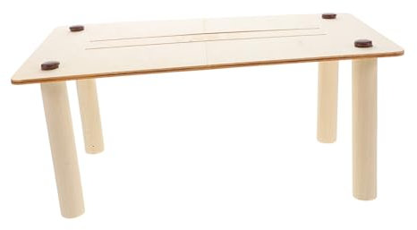 Toyvian Kampftisch holzspielzeug interaktives brettspiel spieltisch für Hamsterständer-Plattformspielzeug kleintierlebensraum kleine Plattform hölzern Beige