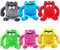 Farbenmonster Plushie, Bunte Monster Plüschtier für eine fröhliche und unbeschwerte Stimmung, Halloween oder Birthday Decorations Monster Kuscheltier Geschenke für Jungen oder Mädchen. (6PCS)