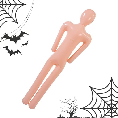 Aufblasbare Puppe - Lebensgroße Halloween Körperpuppe,Realistische Deko Für Halloween Partys Escape Rooms Garten & Haus