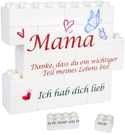 1 Stück Bester Mama Geschenke, Muttertag für Mama, 14.4x12x3.2cm Mutters Geburtstagsgeschenk Mit Herzlicher Nachricht, Elegante Geschenkidee für Mutters