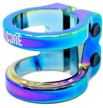 Core Venom Stunt Scooter Clamp Super Lightweight 2x Bolt Scooter Clamp for Kids Stunt Scooters, Kids, Teenagers and Adults, Oversized including Shim for HIC & IHC Kick Scooters - 3 Colours