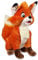 Disney Store Offizielles mittelgroßes Kuscheltier Cap, Cap und Capper, 34 cm, kuschelige Figur, sitzendes Stofftier mit flauschigem Schwanz und Brustfell sowie Haarbüscheln, ab 12 Monaten