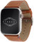 Eternel - Simple tour Bracelet iconique - Compatible toutes Apple Watch - 41/42mm - Fait main en France - Tannage végétal - Gold - Adaptateurs acier inoxydable