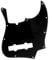 Musiclily Pro 5-Saiter 10 Löcher Contemporary J Bass Pickguard JB-style Schlagbrett für Fender American Jazz Bass,3 lagig Schwarz