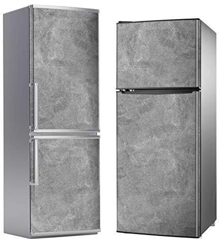 MEGADECOR DECORATE YOUR HOME Vinilo Adhesivo Decorativo para Nevera con Efecto Hormigón Pulido (60X200 CM)