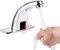 Robinet de lavabo automatique, Mains Libres robinet électronique d'eau froide et Chaude Évier intelligent robinet salle de bains cuisine (piles non comprises) (Robinet de Lavabo Automatique)