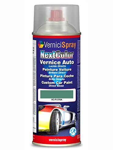 Vernice Ritocco compatibile con FIAT PANDA 376A VERDE ULIVO per verniciatura carrozzeria in Bomboletta Spray 400 ml Vernice Spray Graffi Auto - Graffi Auto