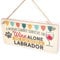 A Woman Cannot Survive On Wine Alone She Also Needs A Labrador - Dogs & Wine Sign