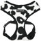 Puppia Hundegeschirr für kleine und mittelgroße Hunde - Serval Harness A - verstellbar und komfortabel, Schwarz, L