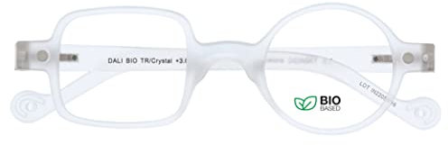 DIDINSKY Gafas de Lectura o Presbicia Graduadas Anti bluelight Anti Luz Azul para Hombre y Mujer. Tacto Goma, Material Biodegradable y Cristales Anti-reflejantes. Smoke Bio 0.0 – DALI BIO