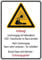 Dreifke® Warnschild, Kombischild, Löschvorgang Erstickungsgefahr | Folie selbstklebend | 148x210 mm