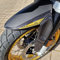 Resin Bike Aufkleber Motorrad Kompatibel Mit BMW R 1250 GS – R1250 Adventure. Schutz Kotflügel Gabel-Protektoren Von Hülle PU Graffi. 3D Harz Beschichtet Kohlenstoff und Gold