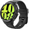 Spigen Rugged Armor Pro Hülle mit Armband Kompatibel mit Samsung Galaxy Watch 6 44mm 2023 - Schwarz