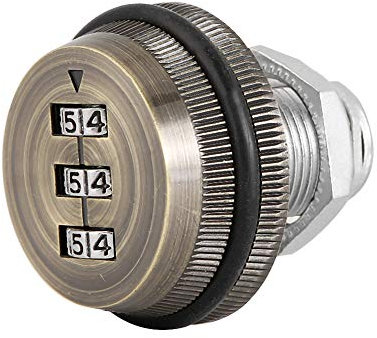 Zahlen Nockenschloss, 3 Stelliges Passwortcodiertes Schloss, Schlüsselloses Sicherheitsschrank Nockenschloss für Büro, Zuhause, Briefkasten, Tür, Aufbewahrungsschrank, Schuhschrank(Cyan-20mm)