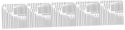 Supvox 5 Sets Wind Instrumente Reparatur Kit Klarinette Fagott Werkzeug Set Musical Instrument Reparatur Teile Set