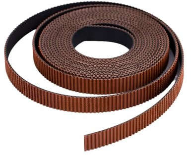 Super Print GT2 Zahnriemen 10mm,GT2 Riemen 10mm Breite,3D Drucker offener GT2 Zahnriemen,Upgrade Nylon Zahnoberfläche rutschfeste Version für 3D Drucker,CNC.(5 Meters)