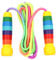 XIMKONTER Corda da salto per bambini, 7 colori, con manico in legno, arcobaleno, per ragazzi e ragazze, Esercizio, Regalo per il giorno dei bambini (250 cm)