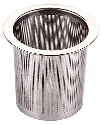 Colador de té, taza infusora de acero inoxidable, colador de hojas de tetera | Infusores de hojas de té de acero inoxidable, red de compartimento de té con filtro de espiga, accesorios de té multiusos