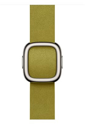Apple Watch Band - Modernes Lederarmband - 42 mm - Chartreuse - Large