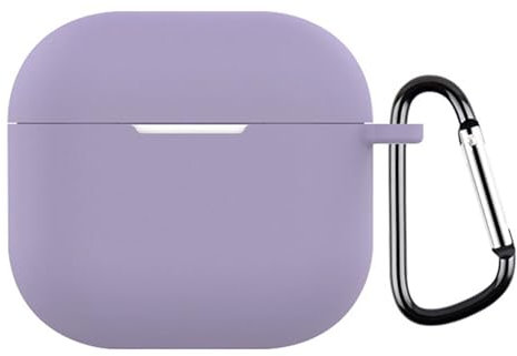 CoverKingz Hülle kompatibel mit AirPods 4 - Silikon Schutzhülle AirPods 4 Cover - Case Tasche Lila