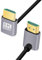 chenyang Cable HDMI 2.1, HDMI macho a macho, doble ángulo de descenso de 90 grados, 8 K @ 60 Hz, 4 K @ 120 Hz, 48 Gbps, cable dorado ultrarrápido de 0,5 m para televisores, monitores, ordenadores