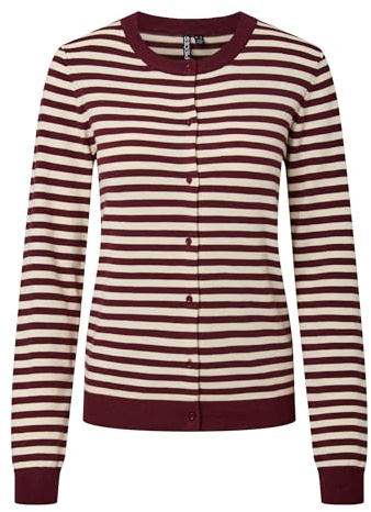 PIECES Pcnora Ls O-Neck Knit Cardigan Noos Bc