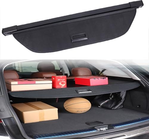 Auto Einziehbarer Laderaumabdeckung Kofferraum für Mazda 5 M5 2007-2019Laderaumabdeckung,Kofferraum Schutz Abdeckung,Einziehbar Rollo Kofferraum Abdeckung Ablagen